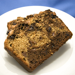 Choco Peanut Butter Banana Bread