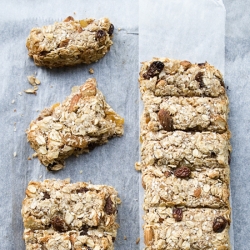 Banana Almond & Apricot Bars