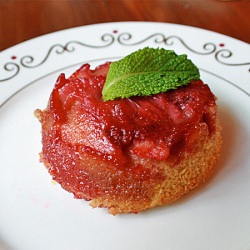 Strawberry Upside-Down Cakes