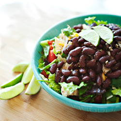 Taco Salad with Honey Lime Dressing