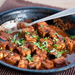 Spiced Tempeh and Tomato Sauce