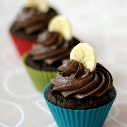 Chocolate Banana Cupcakes