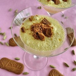 White Chocolate Cardamom Mousse