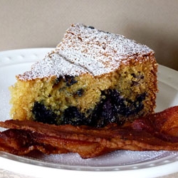 Blueberry Cornmeal Cake