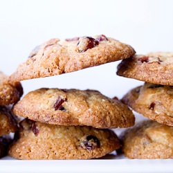 Cranberry & White Choc Cookies