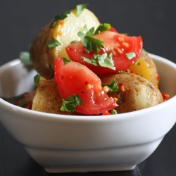 Jersey Royal Salad with Harissa