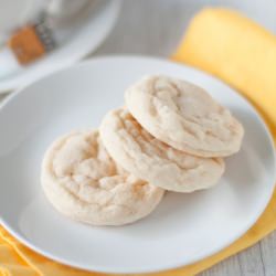 Chewy Lemon Sugar Cookies