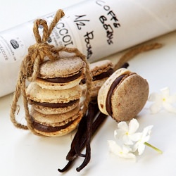 Coffee & Vanilla Bean Macarons