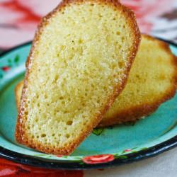 Madeleines with Orange Flower Water