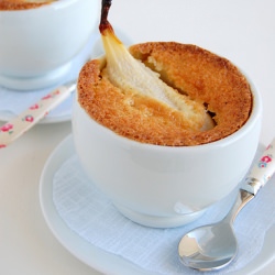 Pear Almond Pies in Cups