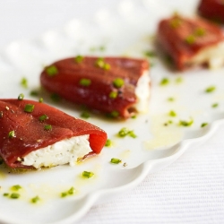 Goat Cheese Stuffed Piquillo Pepper