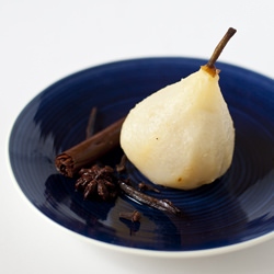 Honey & Spice Poached Pear