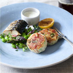 Smoked Mackerel, Spring Salad