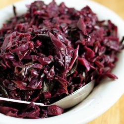 Ruby Red Braised Cabbage