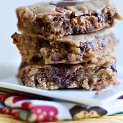 {Peanut Butter Brownies}