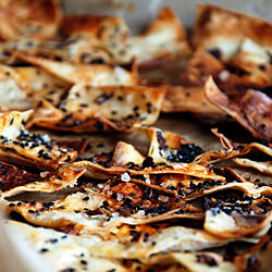 Savoury Lavash Crackers. Simply del