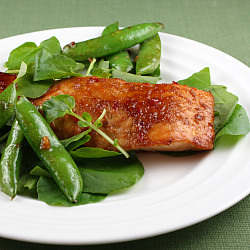 Salmon w/Sweet Chili Glaze