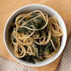 Spaghetti with Swiss Chard Recipe