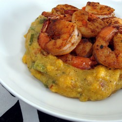 Roasted Corn & Poblano Polenta