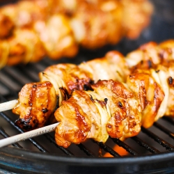 Tender Tasty Teriyaki Chicken Kebab