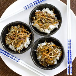 Dried Sardines with Bean Curd