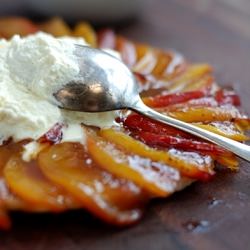 Stone Fruit Tarte Tatin