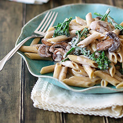 Pasta Alfredo with Broccoli