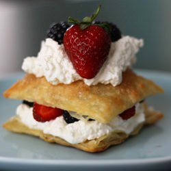 Berry Shortcakes with Puff Pastry