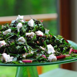 Beets & Greens Salad w/ Goat Cheese