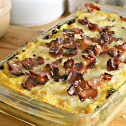 Grits and Greens Casserole