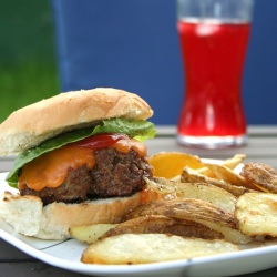 The Ultimate Burger and Chips