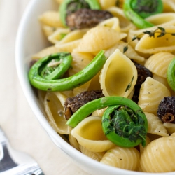 Fiddlehead Morel Mushroom Pasta