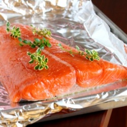 Fresh Wild Salmon with Lemon Thyme