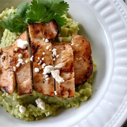 Avocado & Feta Cheese Creamy Rice