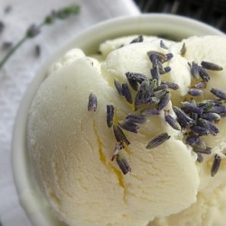 Lavender Ricotta Ice Cream