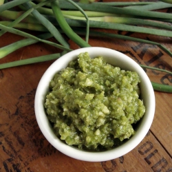 Garlic Scape Pesto