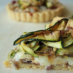 Courgette & Taleggio Tart w/ Poenta