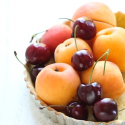 Apricots and Cherries For a Tart