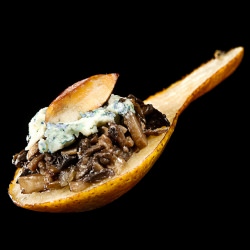 Pear w/Mushroom, Bleu, & Almonds