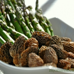 Meatless Monday With Morels Asparagus