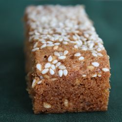 Sesame and Ginger Slice