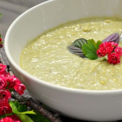 Rhubarb Pea Soup