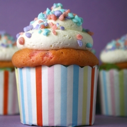 Cotton Candy Cupcakes