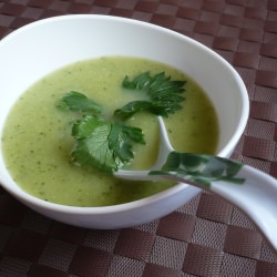 Spring Zucchini and Celery Soup