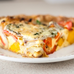 Roast Vegetable Quiche