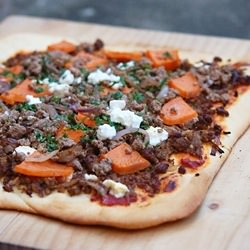 Lamb & Sweet Potato Pizza