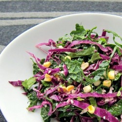 Kale and Red Cabbage Slaw