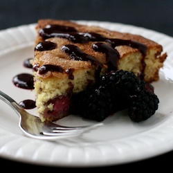 Blackberry Buttermilk Cake