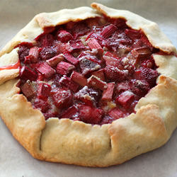 Strawberry-rhubarb Frangipane Galet