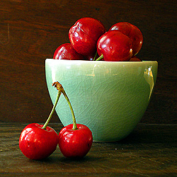 Chilled Ripe Cherries